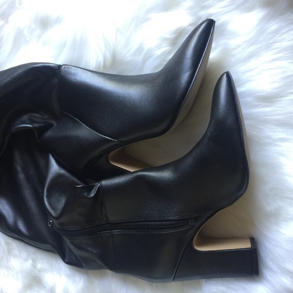 NWT Express knee high faux leather boots size 7&8 - Picture 5 of 8